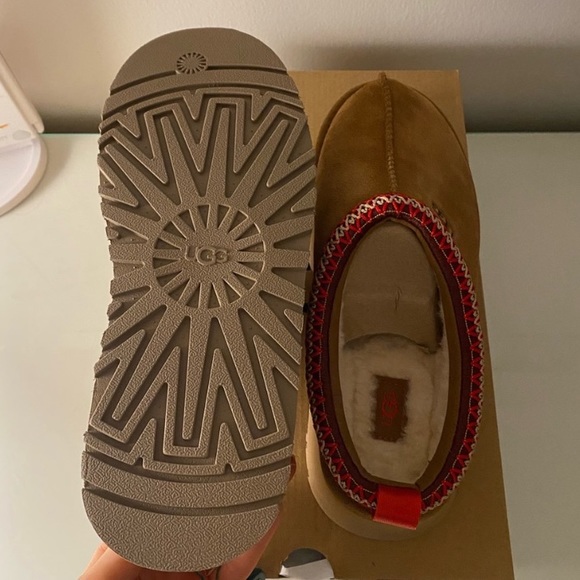 UGG Tazz Platform Clog Chestnut Slipper Sandal Shoes - Picture 6 of 7